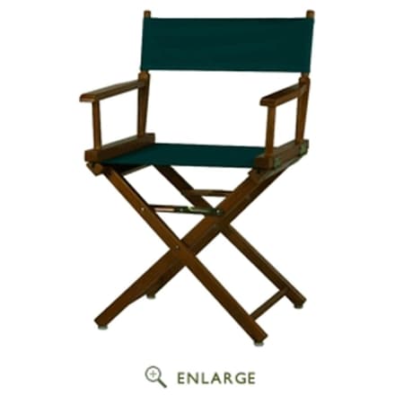 Casual Home Casual Home 200-55-021-32 18 in. Directors Chair Honey Oak Frame with Hunter Green Canvas 200-55/021-32